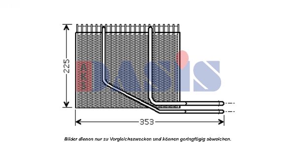 AKS DASIS Испаритель, кондиционер 820075N